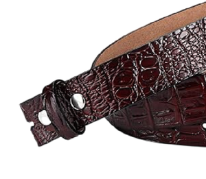 Venta caliente Cinturones de cuero genuino personalizables con acero de estilo occidental para hebilla Tamaños disponibles-Venta al por mayor Cowboy Formal Leath - Product Image 3