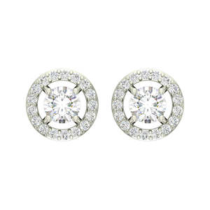 NOVAMART Fine Premium 925 Sterling <b>Silver</b> <b>Stud</b> <b>Earrings</b> for Women's Weddings Diamond Rose Gold Heart Flower & Star Designs Whole - Product Image 1