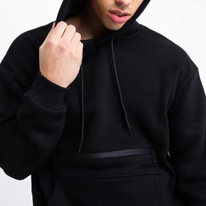 Streetwear personnalisé 100% coton surdimensionné lourd éponge broderie patchs survêtement pour hommes vêtements - Product Image 3