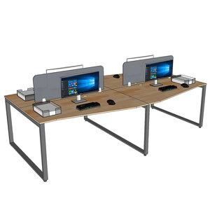 ชุดโต๊ะรับประทานอาหารสไตล์มินิมอลสำหรับ 4 คน ขนาด 280x160 ซม. ทรงสี่เหลี่ยม ขาเหล็ก ไม้ยางพารา รุ่น HBRT079 - Product Image 5