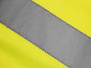 T-shirt de sécurité réfléchissant haute visibilité sur mesure, impression personnalisée du logo, tissu, ruban de sécurité, t-shirts de course - Product Image 5