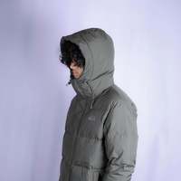 Veste d'hiver ultra longue réversible double face Navigate Ultra Down pour homme, taille plus, équipement de plein air