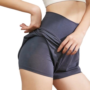 Short de jogging 2 en 1 pour femmes, short de gym pour course à pied, culotte de yoga et de fitness à séchage rapide, vêtements de sport, vente en gros OEM - Product Image 2