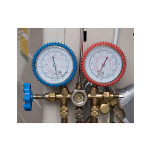 Manomètre pour climatiseur, pour réfrigérants R404A et R507 utilisés dans les congélateurs commerciaux et les vitrines réfrigérées - Product Image 1