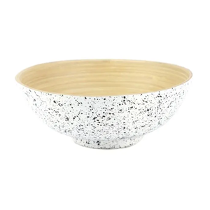Bol à salade en bambou tressé à prix avantageux, design moderne, bol de service pour la cuisine et la décoration intérieure, fabriqué au Vietnam - Product Image 3