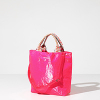[miyansol] Tas Mini Candy untuk Penggunaan Sehari-hari, Buka Tutup Mudah, Ringan, Tahan Air, Fashion Wanita, Motif Polos, Semua Musim, Buatan DuPun's
