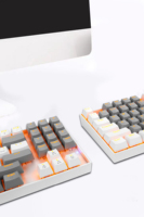 Clavier mécanique LED TKL 89 touches neuf d'usine pour le bureau et les jeux avec pavé numérique indépendant