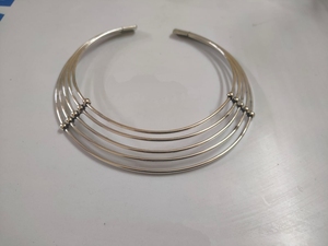 Colliers en laiton martelés ou gravés à anneaux multiples, idéaux pour les créateurs de bijoux de mode pour la revente - Product Image 4