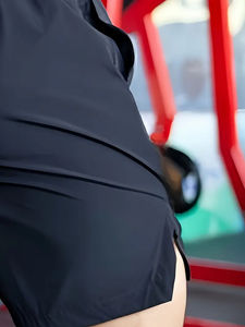 Pantalones cortos informales para hombre hechos a medida con logotipo para correr, sudor, entrenamiento, Fitness, deportes atléticos, pantalones cortos estampados de poliéster para gimnasio - Product Image 5