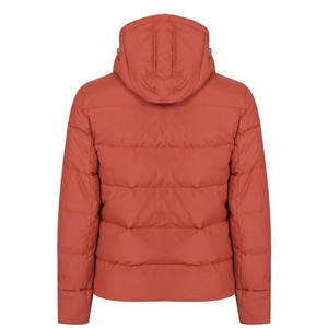 Veste polaire d'hiver en laine et polyester pour homme col montant à capuche tissée Vente en ligne au meilleur prix Décoration de poche teinture unie - Product Image 3