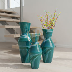 Premium Iron Coastal Floor Flower <b>Vase</b> Elegant Metal Bottle Shape <b>Decorative</b> <b>Vase</b> for Home Decor Factory Direct Wholesale - Product Image 2