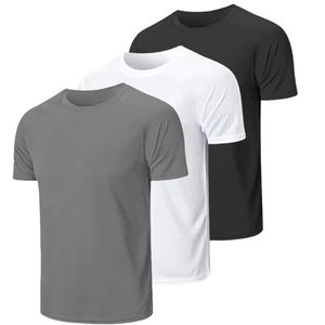 เสื้อยืดสำหรับผู้ชายเสื้อยืดลำลองดีไซน์ใหม่คุณภาพสูงสีทึบ - Product Image 4