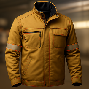 Chaquetas de trabajo duraderas de malla o enclavamiento y chaquetas de seguridad | Ropa de trabajo industrial duradera - Product Image 5