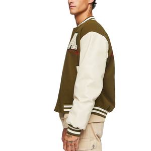 OEM Haute Qualité Chenille Broderie Hommes Collège Personnalisé Baseball Bomber Letterman Crop Applique Jersey Boxy Fit Hiver Stand - Product Image 2