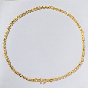 Collar de Plata Chapado en Oro Amarillo de 6 mm de Alta Calidad Directo de Fábrica, 60 cm, para Hombre y Mujer, Duradero, 24K, 18K, 14K, Gargantillas Clásicas, Regalo - Product Image 4