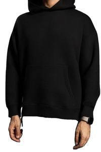 Sudadera con Capucha de Algodón con Logotipo Personalizado, Cuello Redondo, Ropa Casual, Sudaderas con y sin Capucha para Hombre - Product Image 3