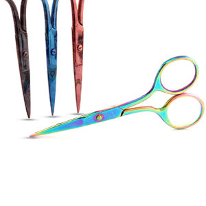 Tijeras Profesionales de Acero Inoxidable para Uñas, Diseño Curvo para Adultos, Puntas Afiladas, Diseño Simple, Orificio Cuadrado, Duraderas y de Alta Calidad - Product Image 4