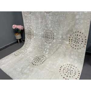 Grand tapis turc vintage 6,46x9,5 pieds, tapis camouflage blanc en laine - Product Image 2