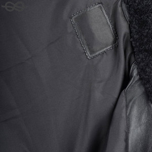 Chaqueta de Cuero Curtido Vegetal Negro con Cuello Alto Desmontable y Capucha, Estilo HIGH STREET, Alta Calidad, Transpirable para Todas las Estaciones - Product Image 6