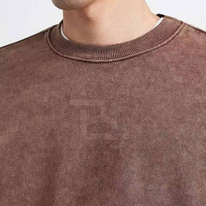 Gran oferta, diseño personalizado, sudadera sólida de poliéster/algodón lavado ácido para hombre, recién llegado, estilo informal de invierno - Product Image 3