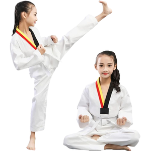 2025 Venta caliente Karate Gi Nueva llegada Uniforme de artes marciales de peso medio para niños y adultos Traje de karate de alta calidad - Product Image 1