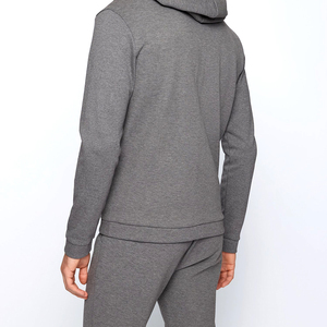 ชุดวอร์มมีฮู้ดพิมพ์ลายเอวยืด รุ่นใหม่ล่าสุดสำหรับฤดูหนาว ระบายอากาศได้ดี ไซส์พลัส ผลิตจากโพลีเอสเตอร์/คอตตอน สีและขนาดสั่งทำได้ คุณภาพสูง - Product Image 3