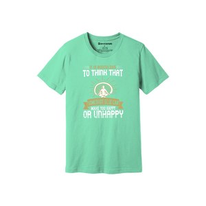 Camiseta de algodón 100% con estampado de temas de Buda, estilo informal, 12 opciones de color, 160-180, colocación de diseño personalizable GSM pesado - Product Image 1