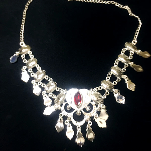 DP 24K ชุปทองเงิน925วินเทจชุดเครื่องประดับคลาสสิกชุดสร้อยคอทองคำ24กะรัตต่างหูแฟชั่นฝรั่งเศสสหรัฐอเมริกา - Product Image 1