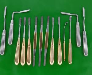ชุดเครื่องมือยกคิ้ว15ชิ้นพร้อมที่ดึงจมูกเครื่องมือทำศัลยกรรมพลาสติกด้วยมือทำจากสเตนเลสสตีล - Product Image 3