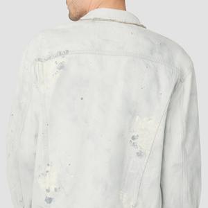 Veste en jean pour homme respirante de haute qualité, légère, décontractée, tendance, vente flash, nouvelle, grande taille, 100% coton - Product Image 5