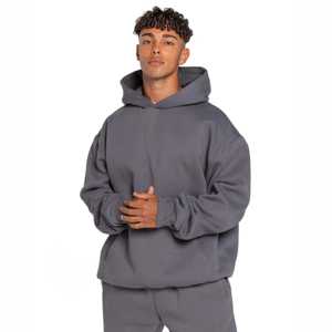 Pantalon de survêtement Jogger et sweat à capuche LOW quantité minimale de commande 350GSM de meilleure qualité Ensemble 2 pièces en polaire lourde Survêtements pour hommes - Product Image 6