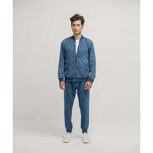 Blouson aviateur en jean pour homme - Product Image 4