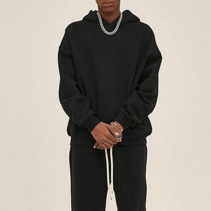2026 Custom Heavyweight Oversize Cotton Street <b>Hoodie</b> for <b>Men</b> Drop Shoulder Pullover with Printed Pattern High Quality Clothing - Product Image 1