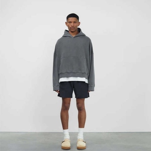 Sweat-shirts à capuche personnalisables en gros, qualité supérieure, service de designer, sublimation, pour hommes, hiver, motif uni - Product Image 1