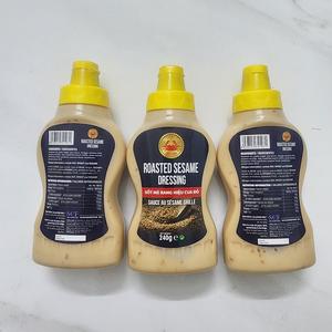 Aderezo de Sésamo Tostado de Alta Calidad Red Crab 240g, Botella PET, Sabor Dulce y Salado, 24 Meses de Caducidad, Certificado HACCP y JAS - Product Image 2