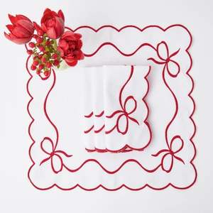 Classic printed linen <b>placemat</b> with paisley pattern handmade for stylish rustic modern kitchen <b>dining</b> <b>table</b> decor - Product Image 1