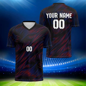 Maillot de football personnalisé de haute qualité, unique, respirant, avec logo, uniforme de sport, entraînement classique, maillots de football pour adultes et enfants - Product Image 5