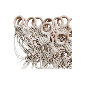ที่ใส่ผ้าเช็ดปาก macrame ดีไซน์แบบมืออาชีพที่วางผ้าเช็ดปากแบบเรียบร้อยมากสำหรับงานเลี้ยงงานแต่งงานร้านอาหารบาร์ - Product Image 6