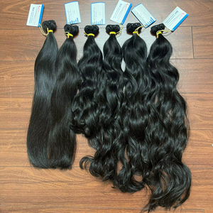 Paquet de cheveux bruts vietnamiens Super Double Drawn Straight/Wave Extensions Skin Weft Hair de l'usine du Vietnam - Product Image 1