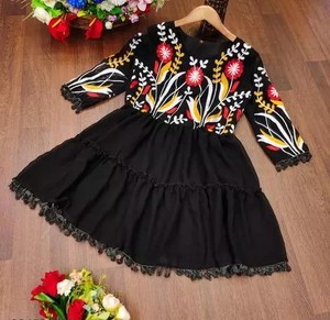 Hermosas blusas bordadas para mujer, blusas de lino informales de verano con longitud larga, gran oferta, productos de tela de punto - Product Image 5