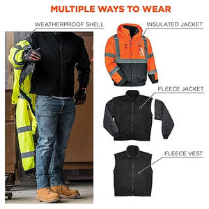 Friendly Budget Excelente calidad Nuevo diseño Hi Vis Chaqueta DE SEGURIDAD Mejor llegada Tamaño regular Precio barato Chaqueta DE TRABAJO - Product Image 3