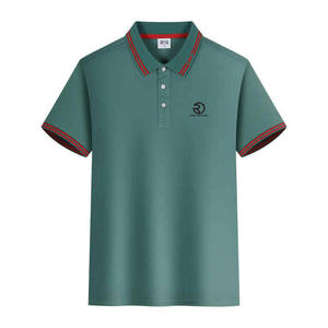 Heavyweight 350GSM High Quality Men's Plain Polo Shirt Blank Short-Sleeved Sports Casual <b>Golf</b> Polo T Shirts for Wholesale - Product Image 1