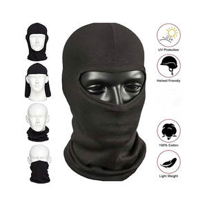 Vente en gros de masque facial en coton 100% de haute qualité, protection UV, léger, noir - Product Image 4