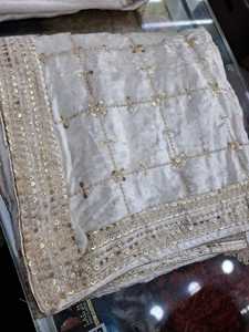 Winter Velvet Warm <b>Shawl</b> Dyeable Indian Pakistani <b>Weddings</b> Festivals Wool Fabric 2025 OEM Wholesale Made in India - Product Image 6