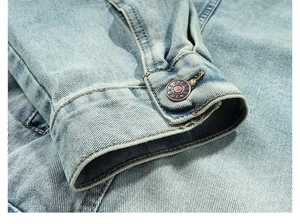 OEM Custom 100% Sweat à capuche en jean noir délavé de haute qualité pour hommes 100% coton typiquement 300 à 420 g/m² - Product Image 4