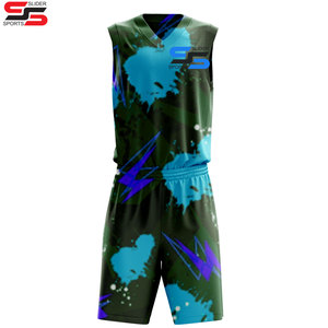 Conjuntos de baloncesto personalizados camiseta sublimación espacios en blanco al por mayor camisetas de baloncesto personalizadas diseño uniforme camiseta de baloncesto DIY - Product Image 6