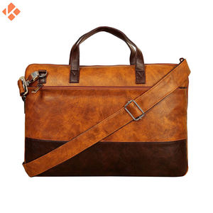 2025ขายดีกระเป๋าเอกสารผู้ชายกระเป๋าสะพายไหล่ธุรกิจหนังคุณภาพสูงกระเป๋าถือสำนักงานกระเป๋าแล็ปท็อป - Product Image 3