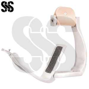 Estribos de Montar a Caballo de Estilo Occidental, Construcción de Acero Inoxidable, Estribos Ecuestres Resistentes y Duraderos - SHER SONS - Product Image 2