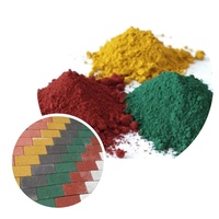 Oxyde de fer rouge Y101 revêtement de peinture en plastique produits de ciment de sol pigment rouge spécial