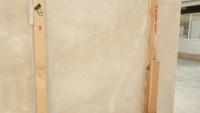 Dalles de marbre travertin beige Crema Nouva Premium 2023, polies, 20 mm d'épaisseur, pierre de luxe pour hôtel, salon, mur et sol